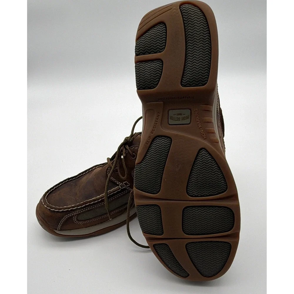 Irish Setter Red Wing Lakeside 3819 Brown Leather Boat Shoes Men's US 14 D